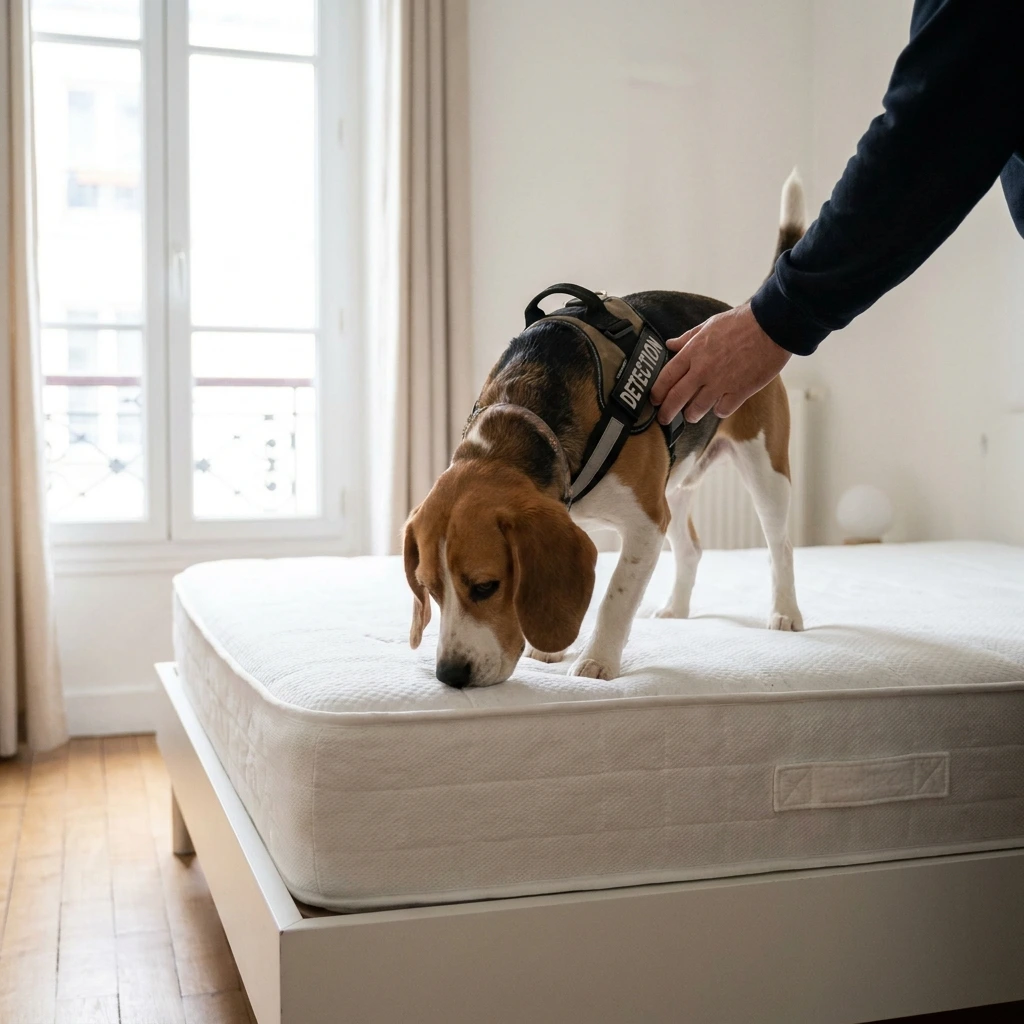 Comment fonctionne la recherche canine de nuisibles ?
