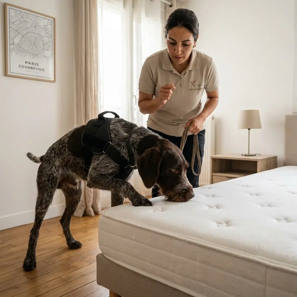 Détection canine punaise de lit Courbevoie (92400)