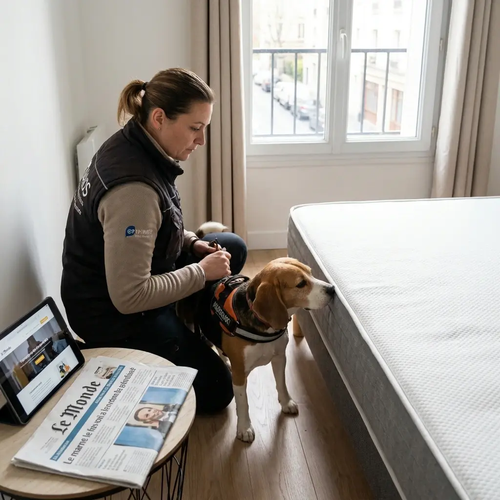 Comment se déroule la détection canine à Bobigny ?