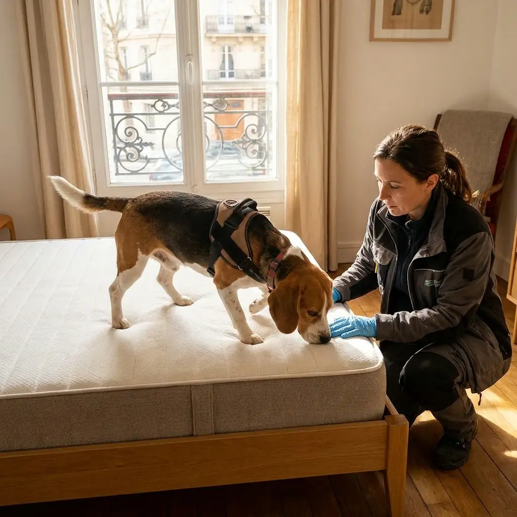 Détection canine punaise de lit Noisy-le-Sec (93130)