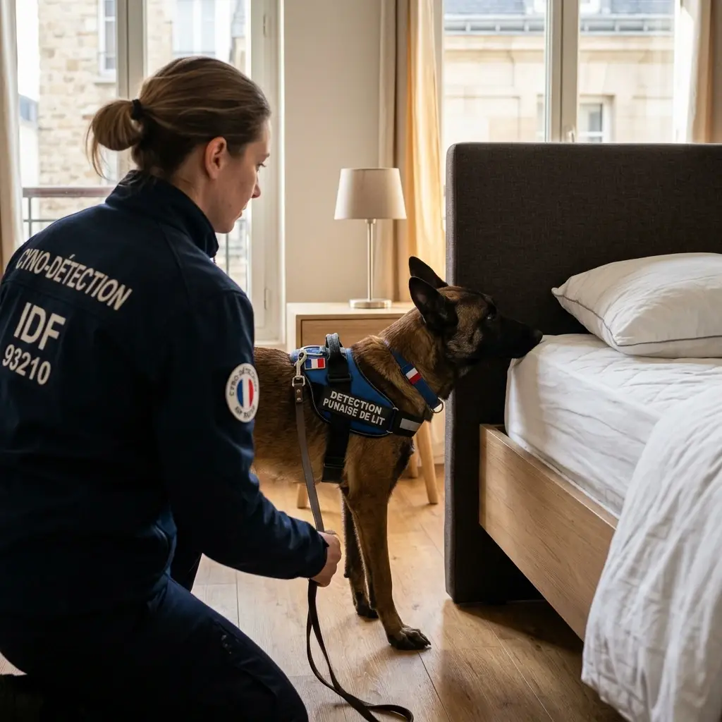 Détection canine punaise de lit Saint-Denis (93210)