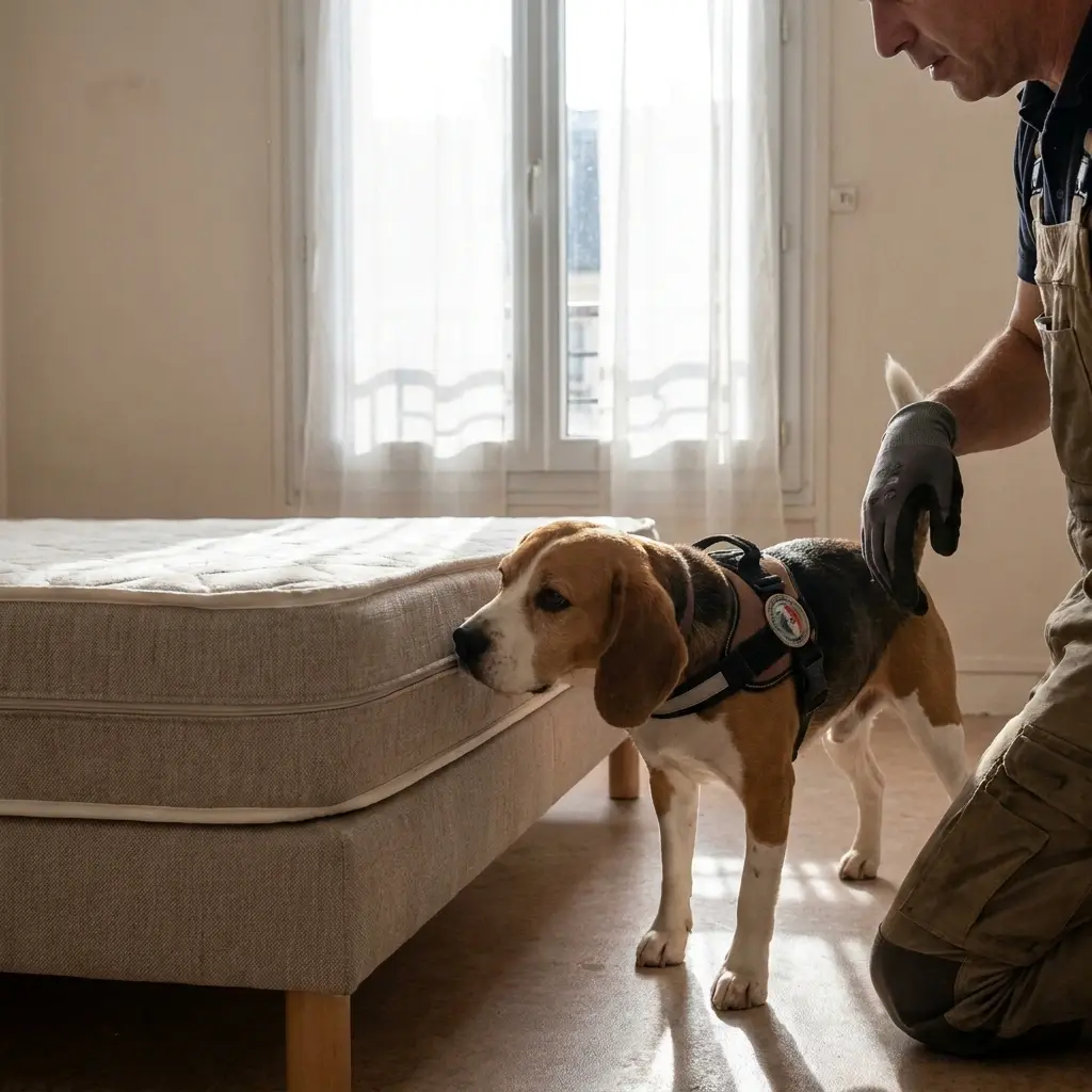 Détection canine punaise de lit Stains (93240)