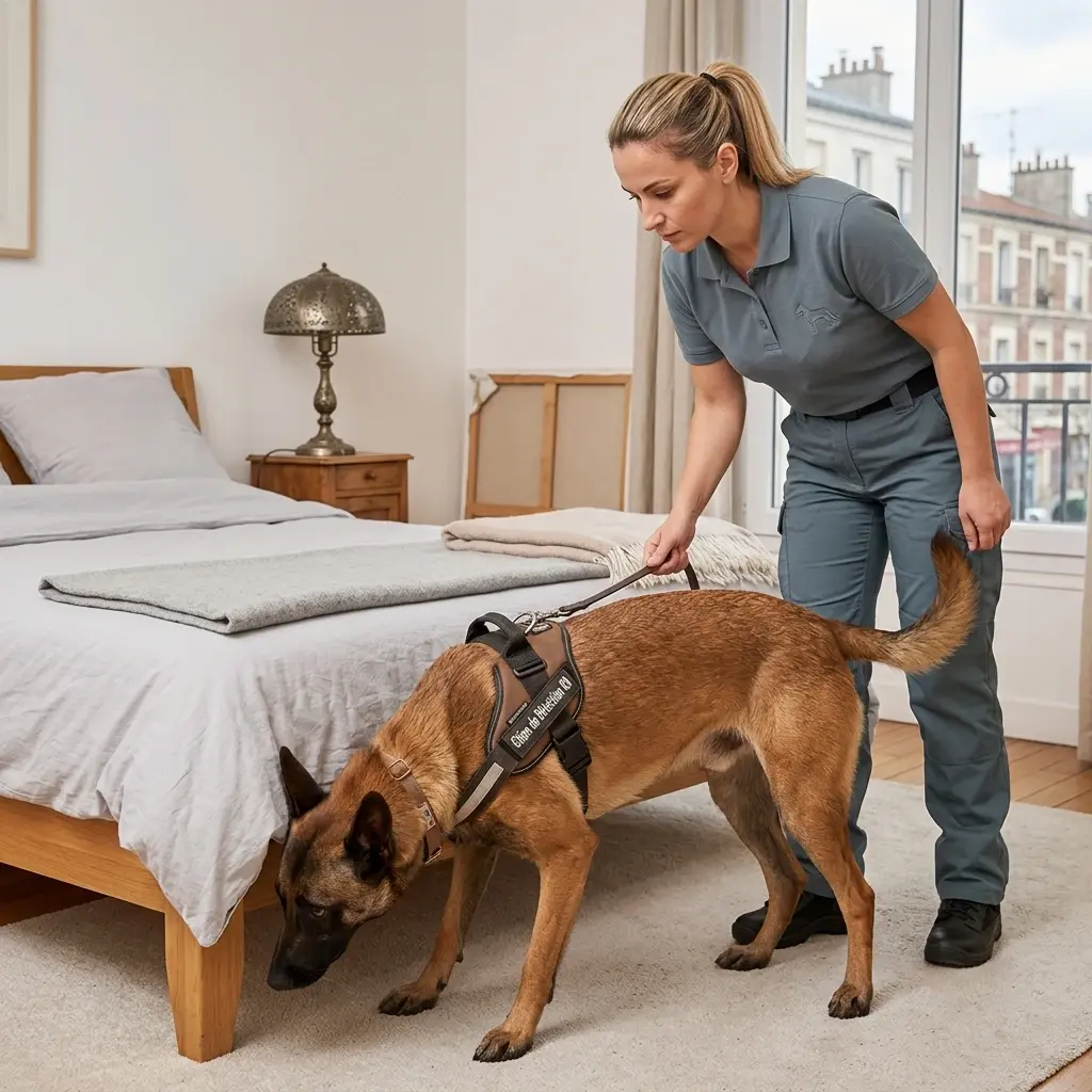 Comment se déroule la détection canine aux Lilas ?