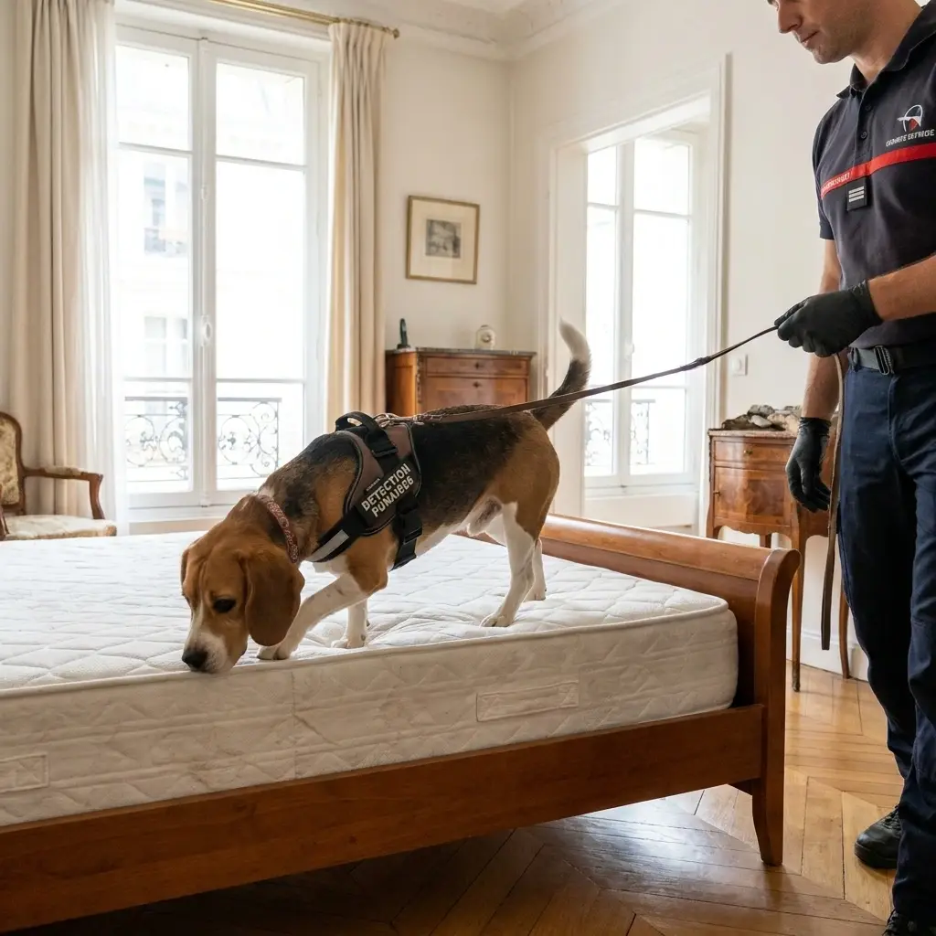 Notre méthode de détection canine punaise de lit
