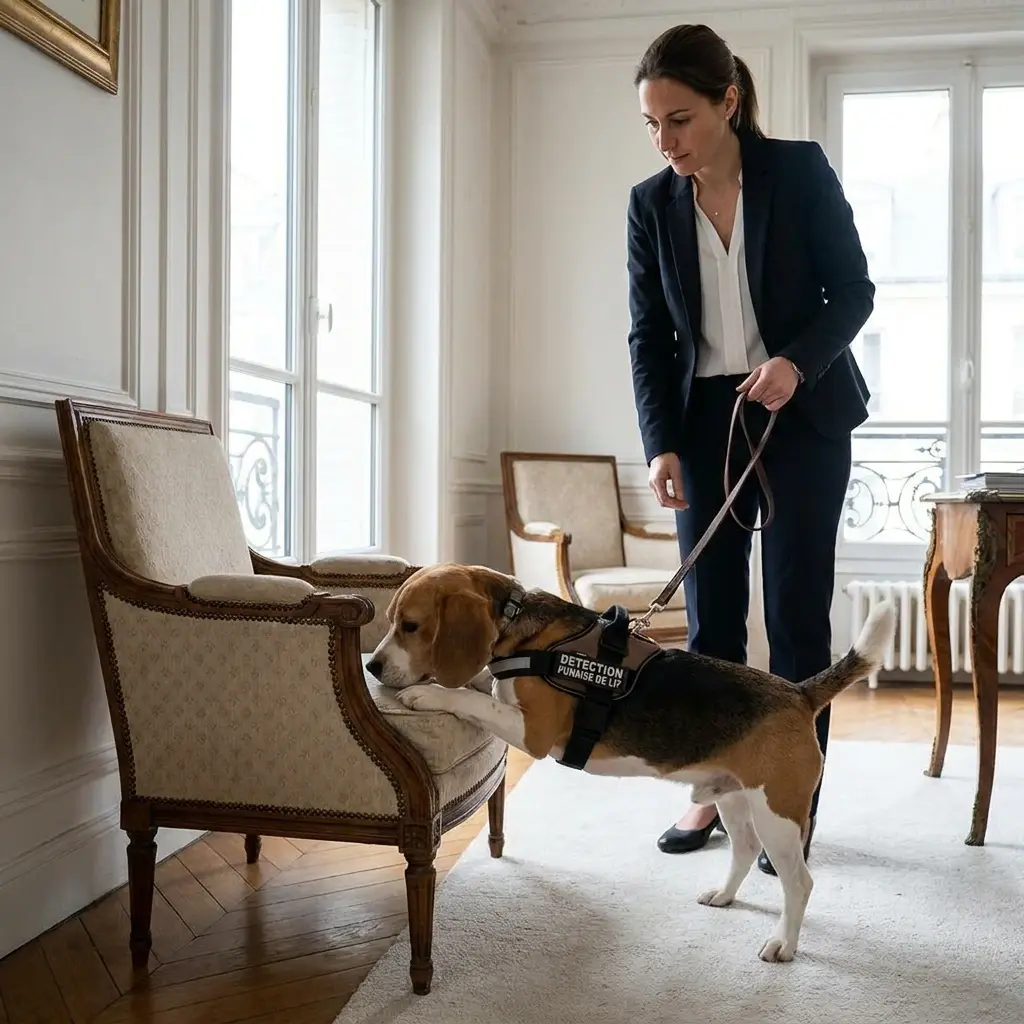 Détection canine punaise de lit Le Raincy (93340)