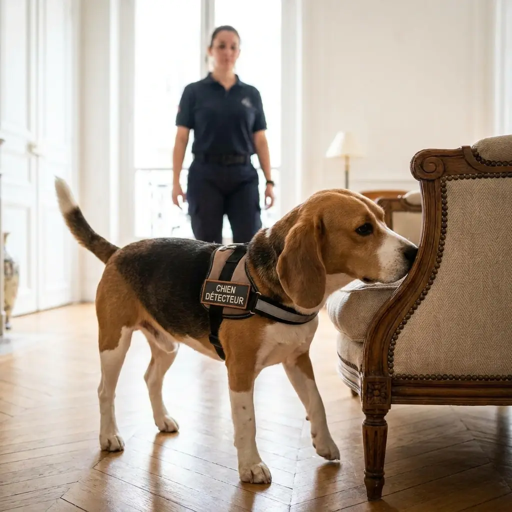 Une approche technico-canine pour une éradication totale