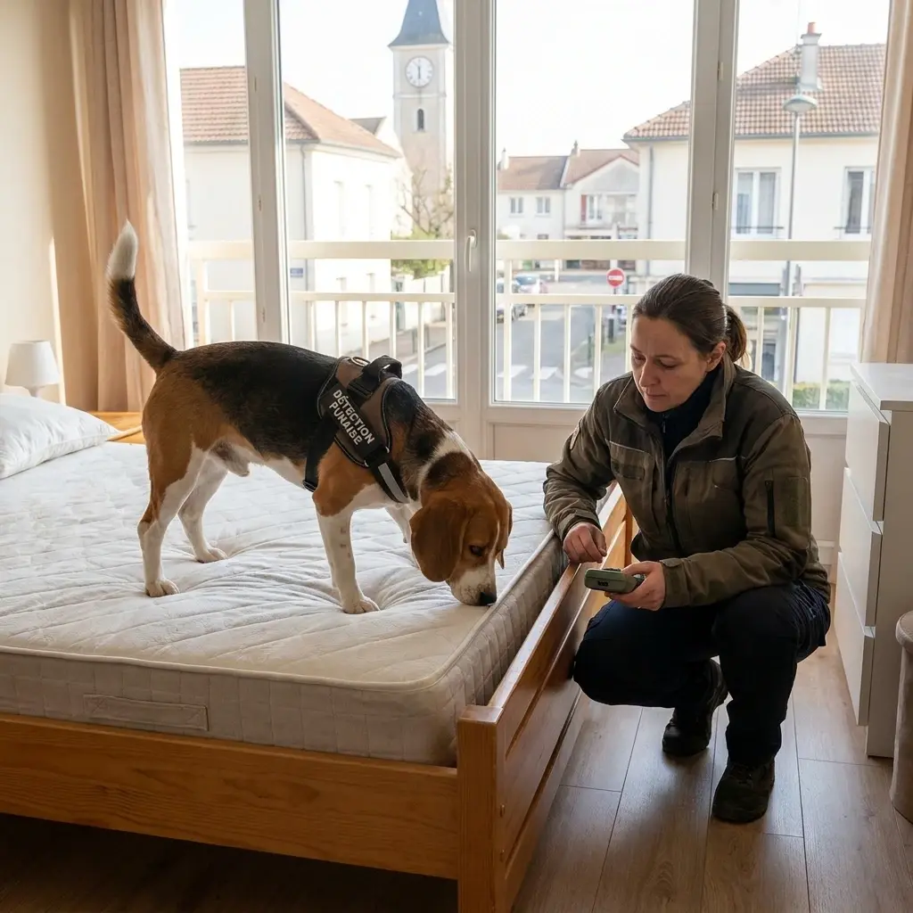 Comment se déroule la détection canine à Vaujours ?