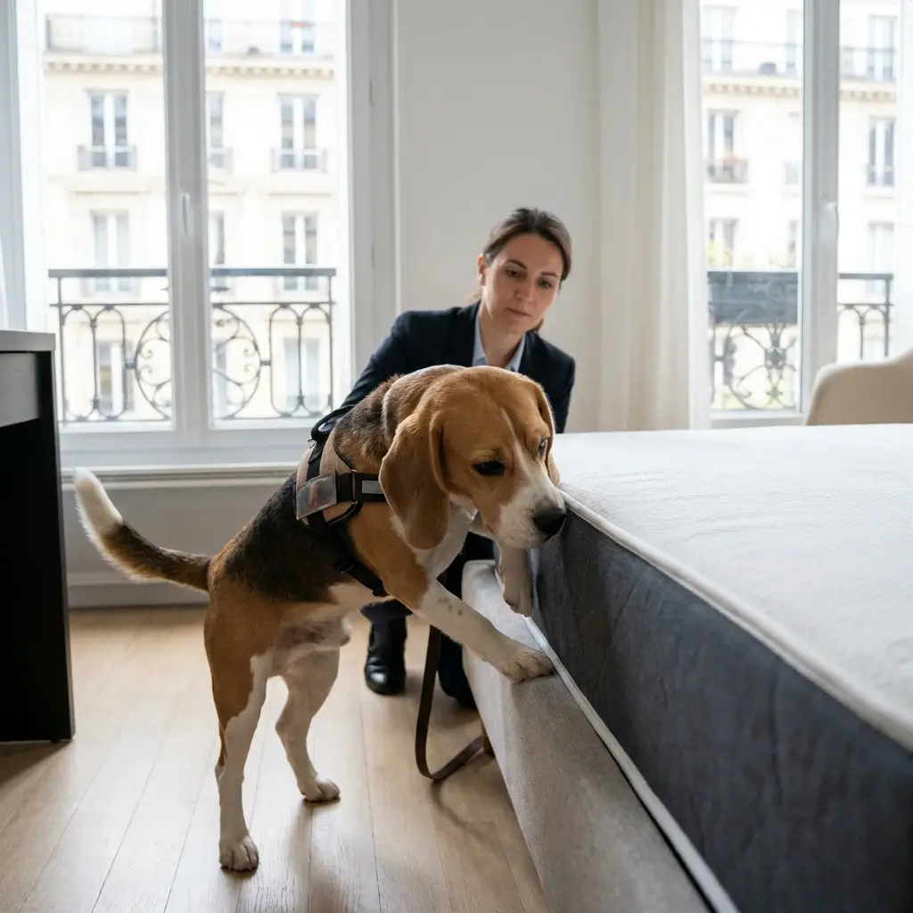 Comment se déroule la détection canine à Villepinte ?