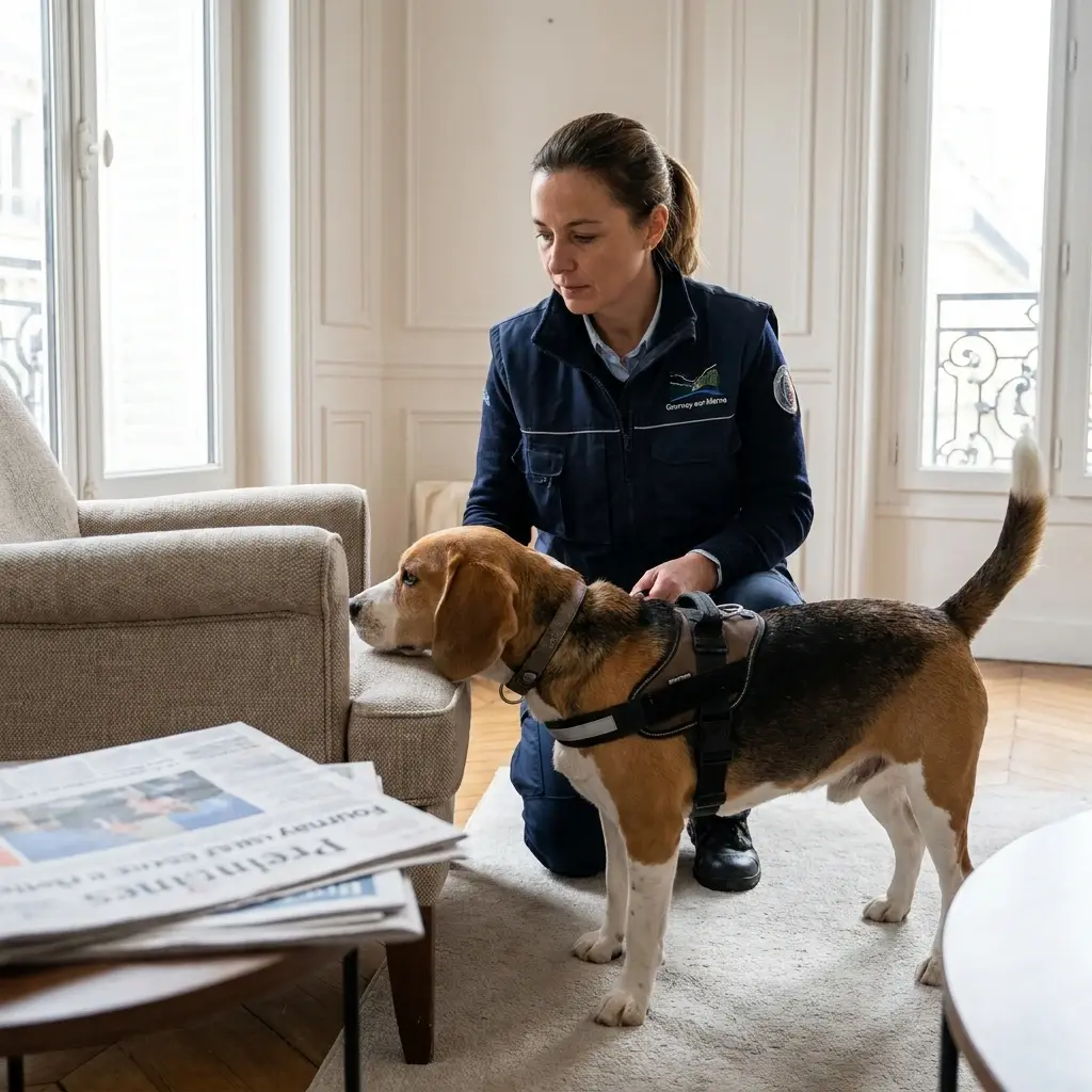 Comment se déroule la détection canine à Gournay-sur-Marne ?