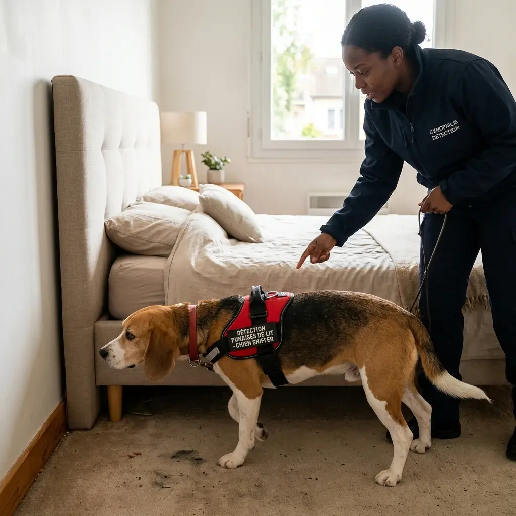 Comment se déroule la détection canine à Drancy ?
