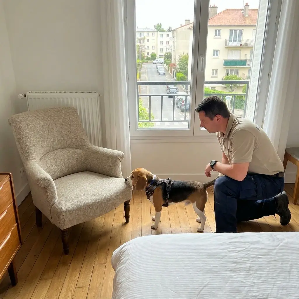 Comment réagir avant l'arrivée du chien détecteur au Perreux-sur-Marne