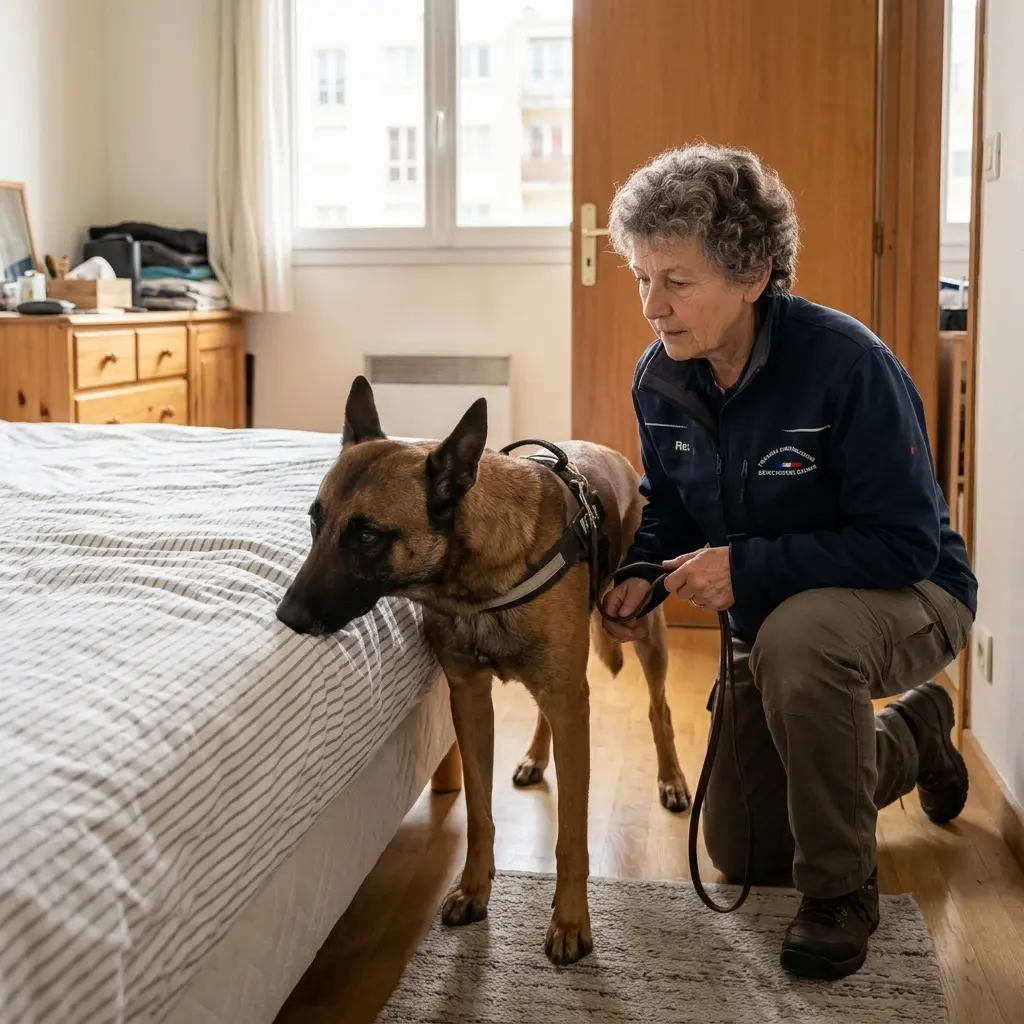 Comment se déroule la détection canine à L'Haÿ-les-Roses ?