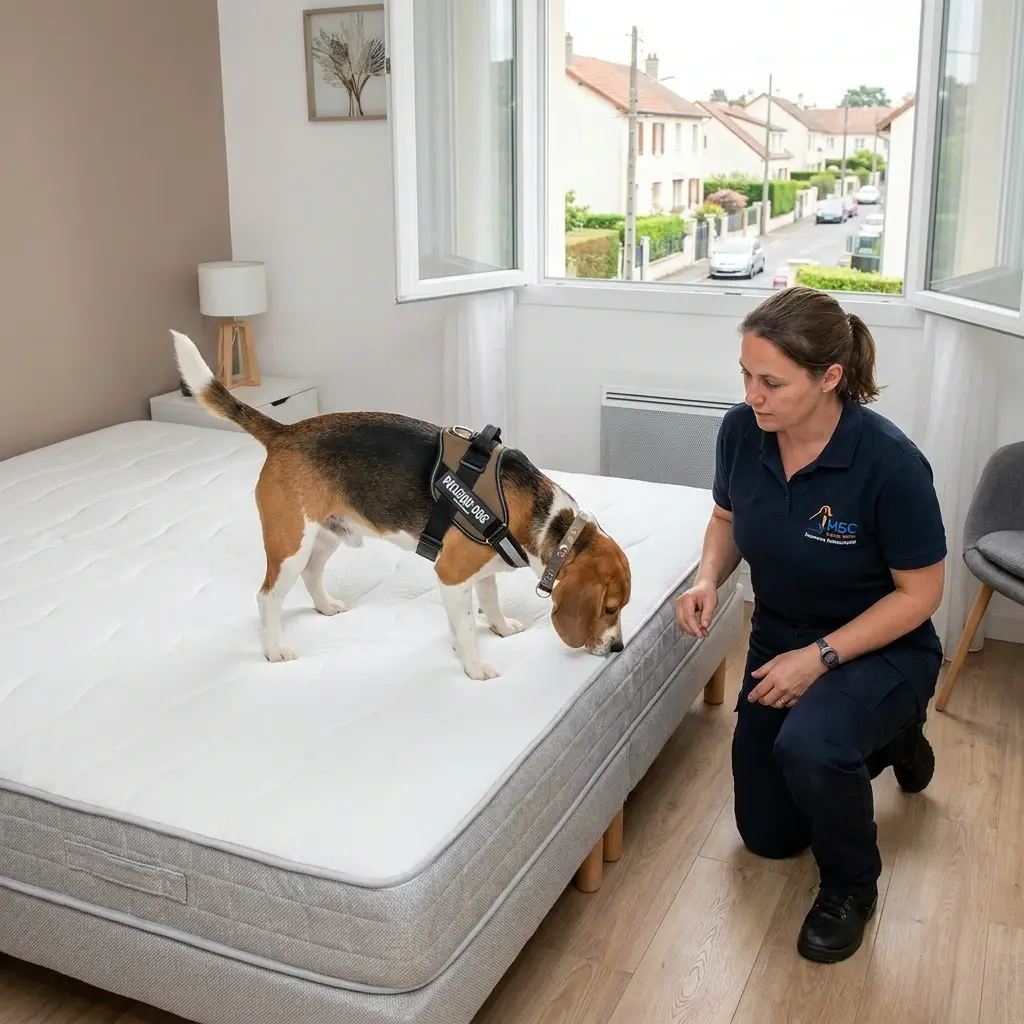 Détection canine punaise de lit Villiers-sur-Marne (94350)