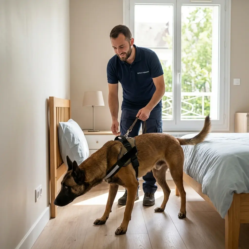 Une inspection par flairage professionnel
