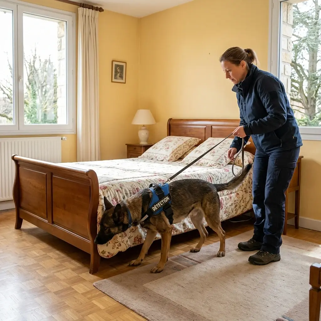 Détection canine punaise de lit Chennevières-sur-Marne (94430)