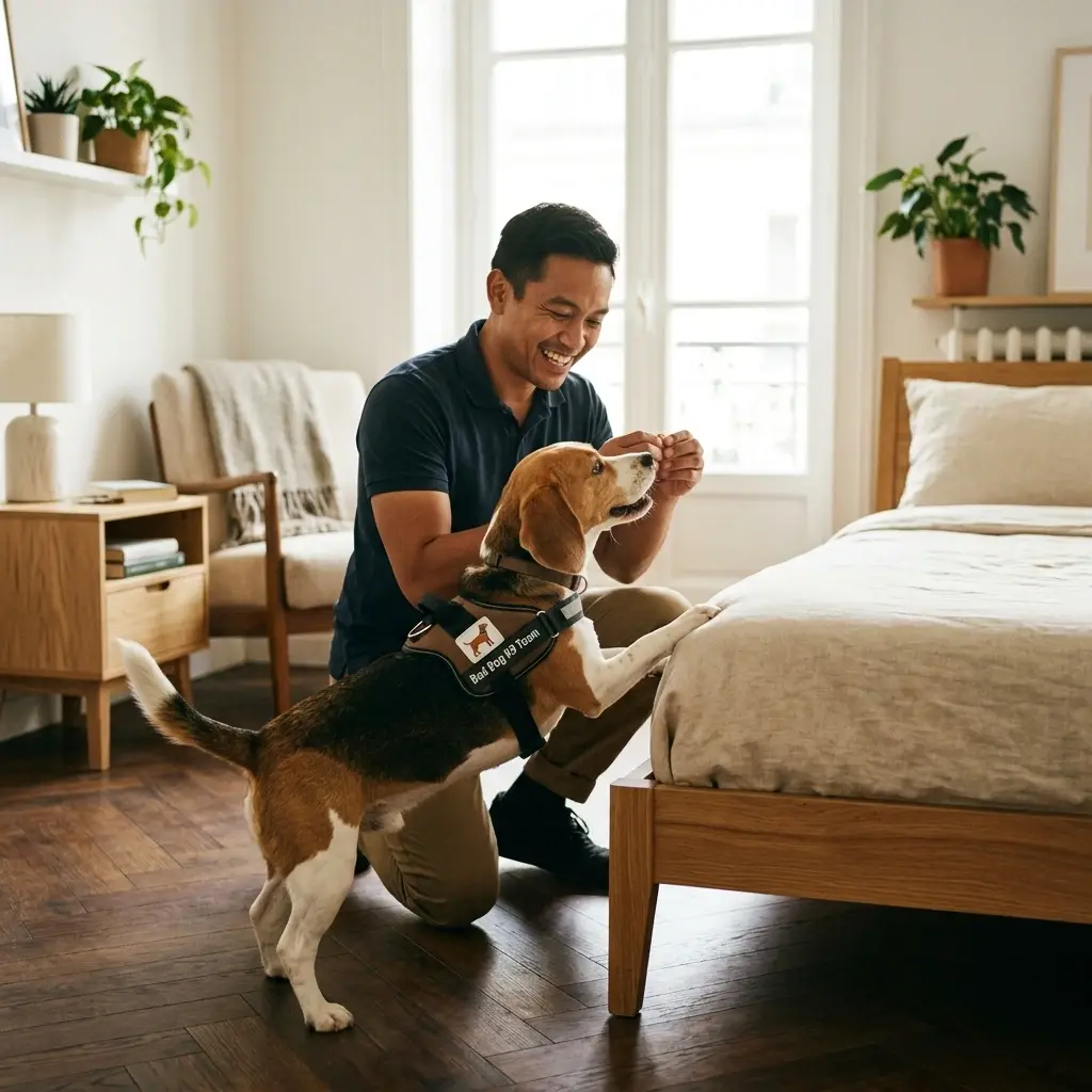 Comment se déroule la recherche canine à Marolles-en-Brie ?