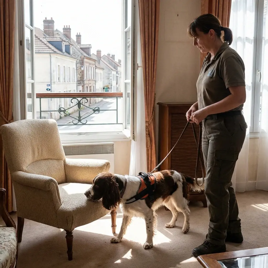 Comment se déroule la détection canine à Ablon-sur-Seine ?