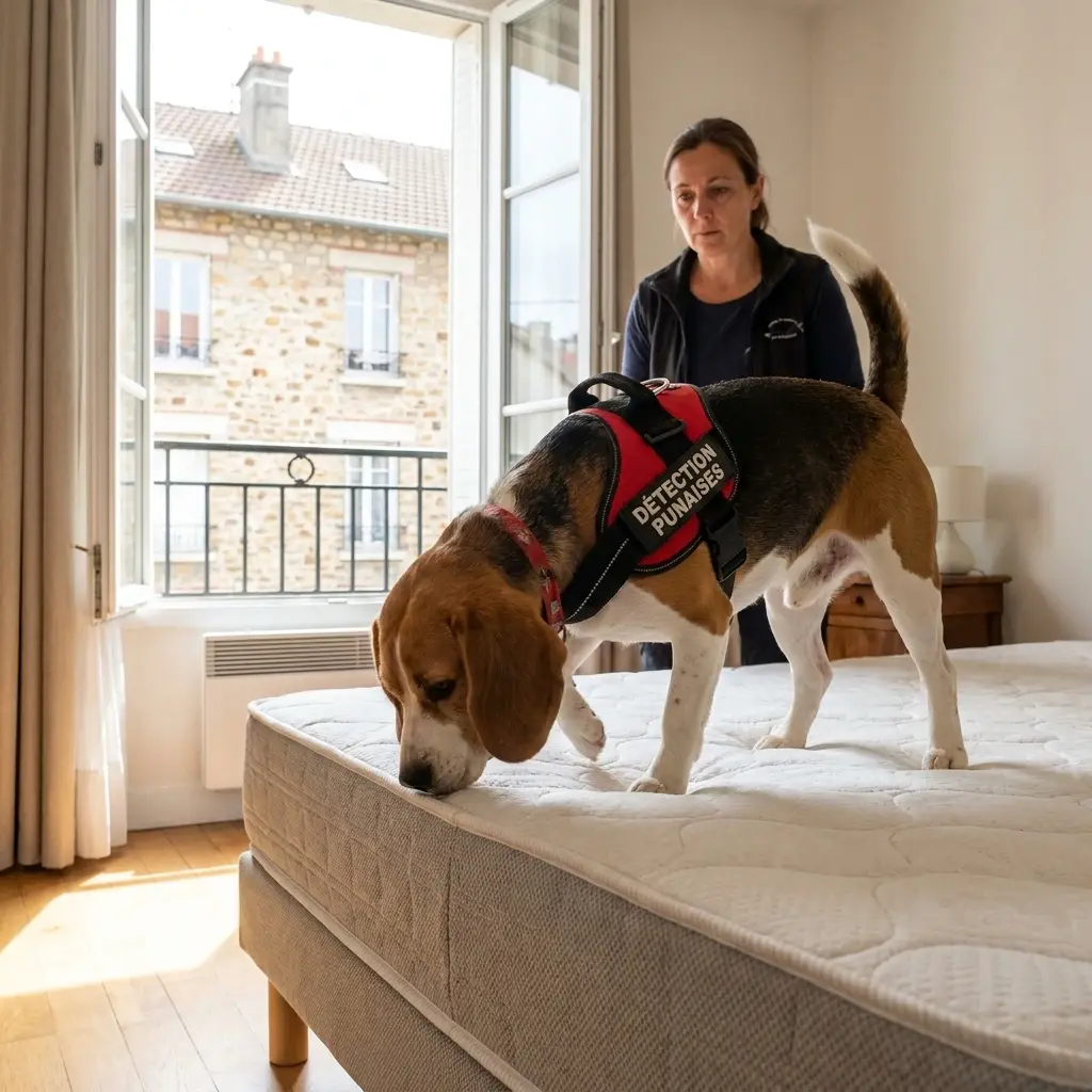 Comment réagir avant l'arrivée du chien expert à Sannois