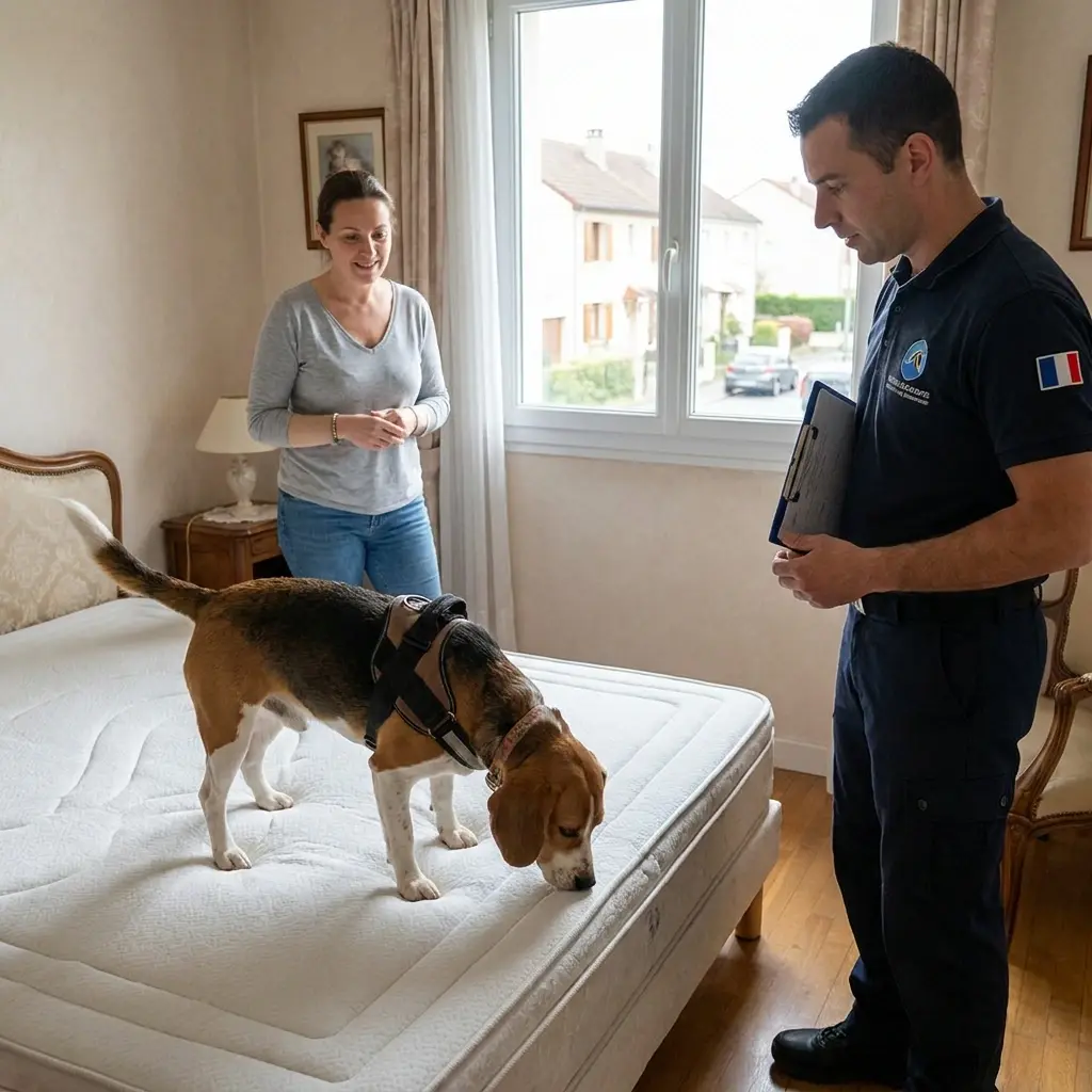 Comment se déroule la détection canine à Sannois ?