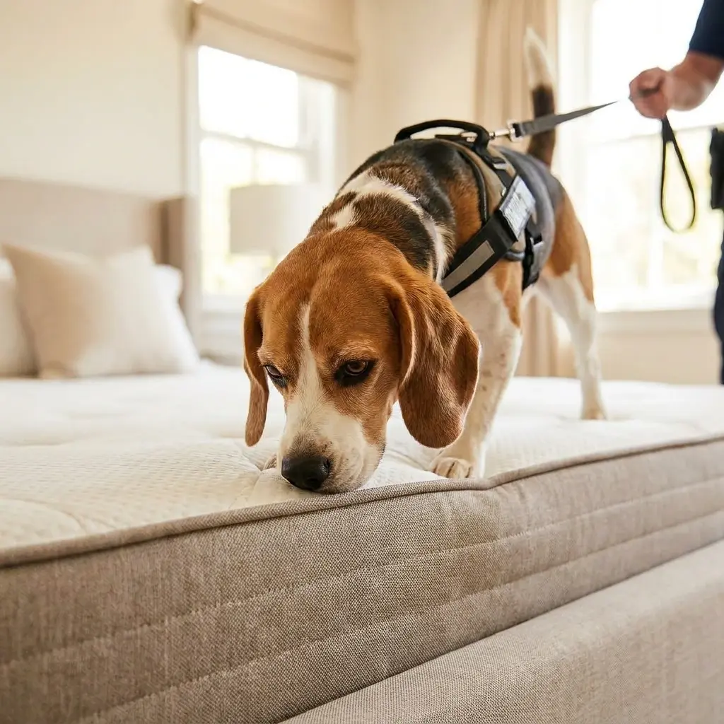 Comment se déroule la détection canine à Ermont ?