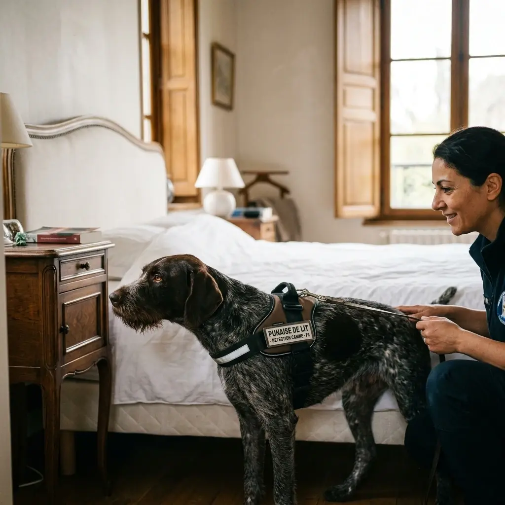 Comment se passe la recherche canine sur place ?