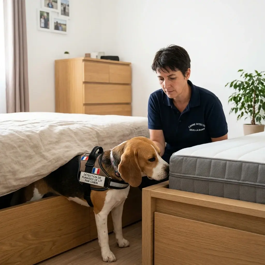 Détection canine punaise de lit Deuil-la-Barre (95170)