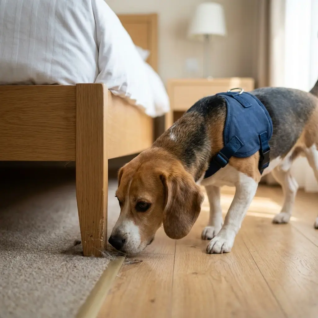 Comment fonctionne la recherche canine sur place ?