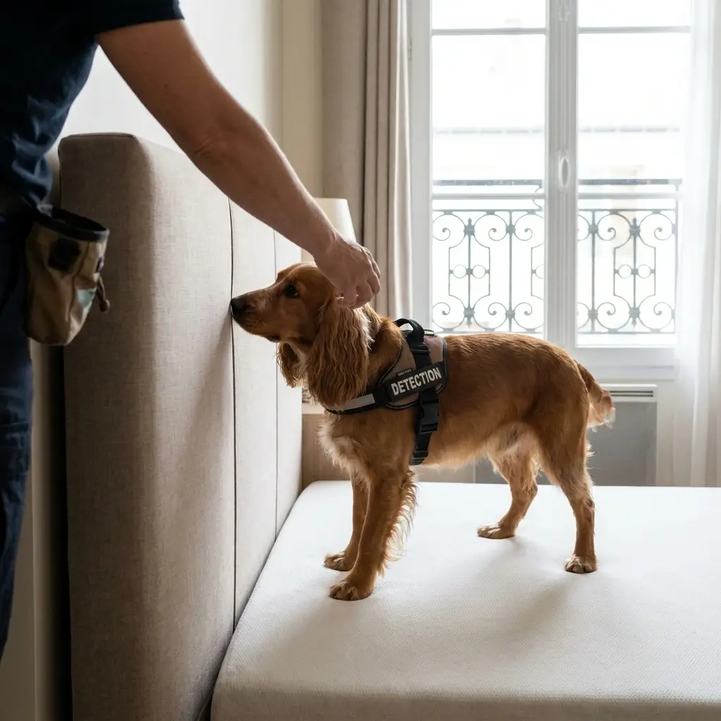 Détection canine punaise de lit Pierrelaye (95220)
