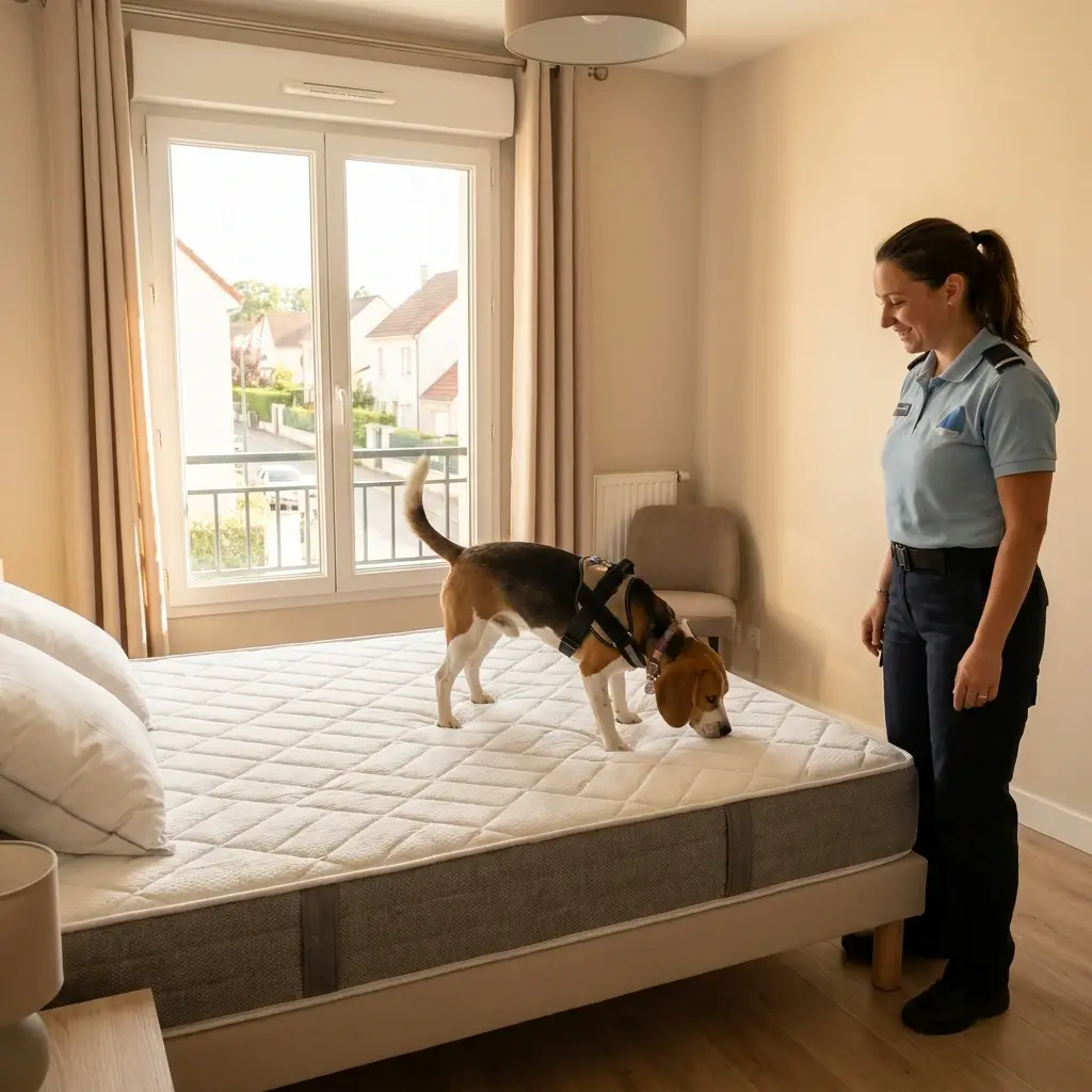 Comment réagir avant l'arrivée du chien détecteur ?