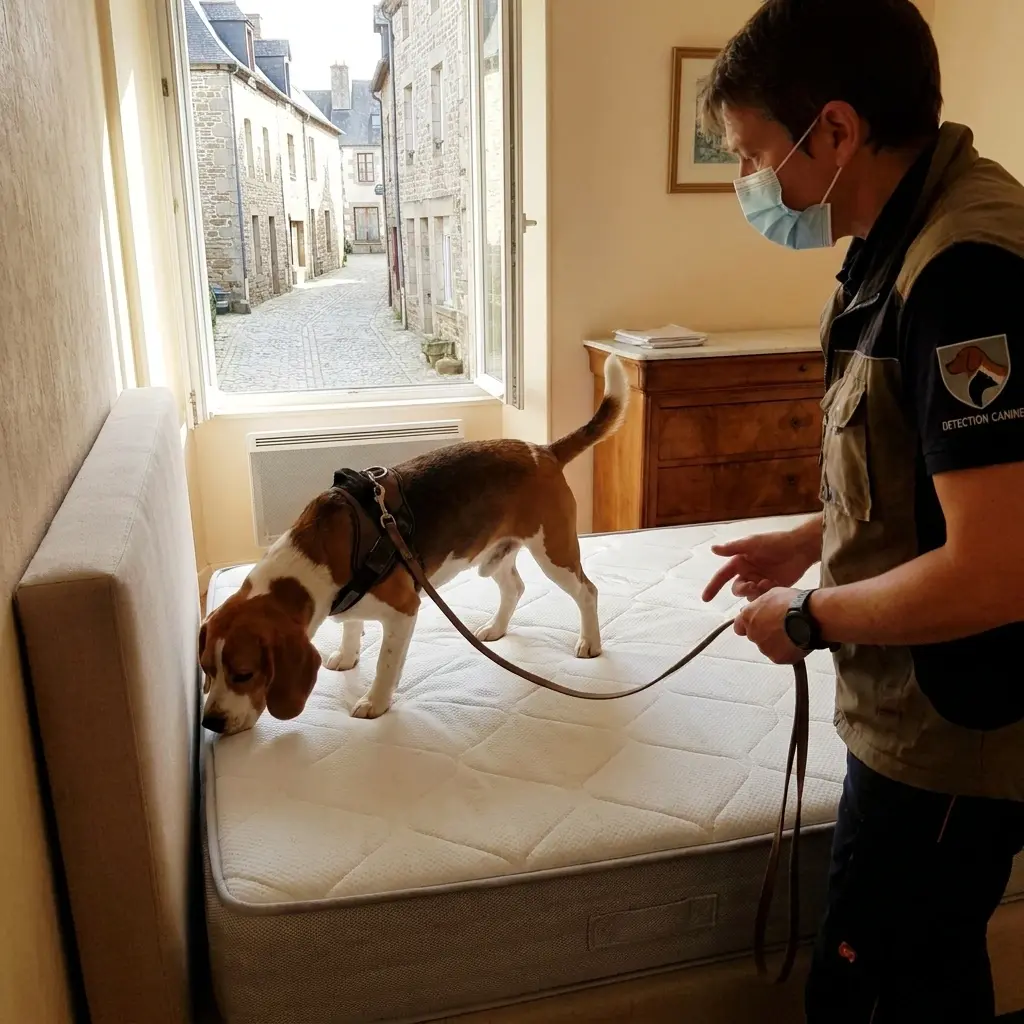 Comment se déroule la détection canine à Beaumont-sur-Oise ?