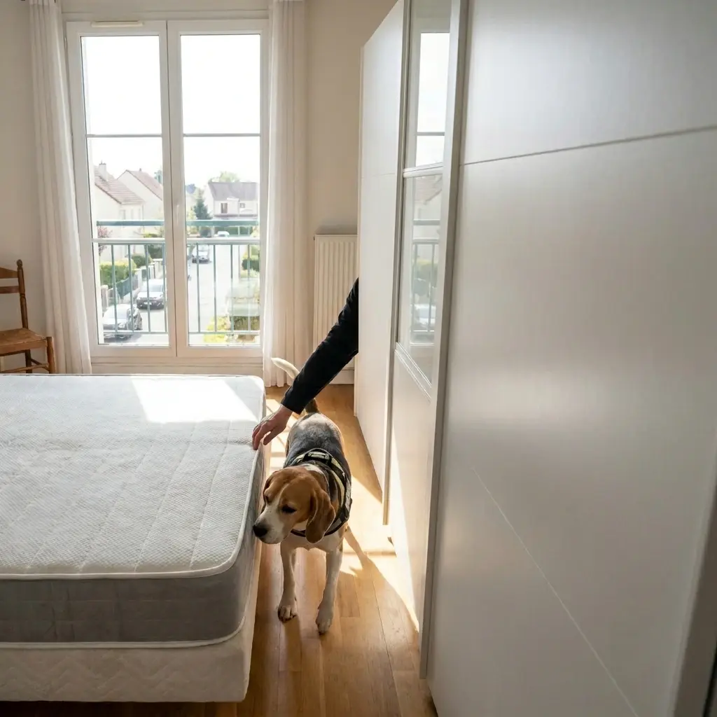 Comment fonctionne la recherche canine sur place ?