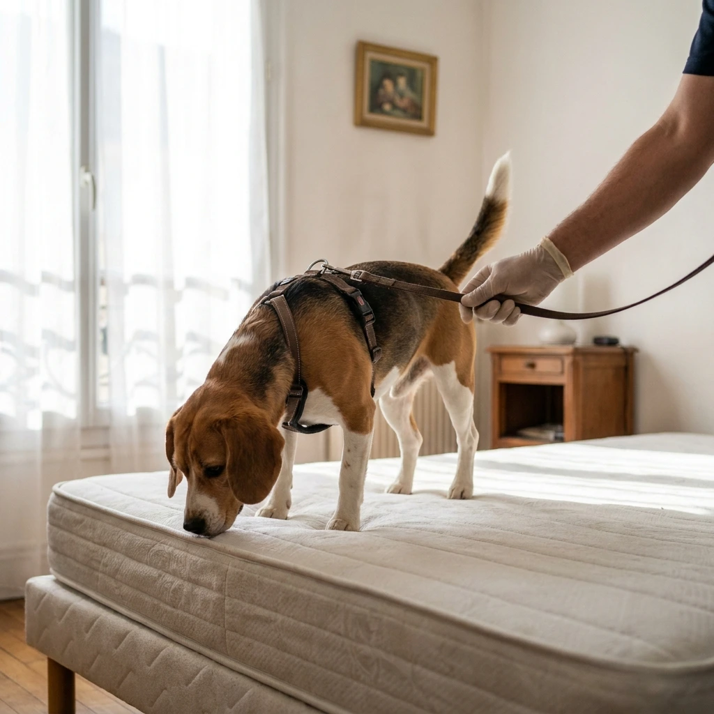 Détection canine punaise de lit Asnières-sur-Oise (95270)