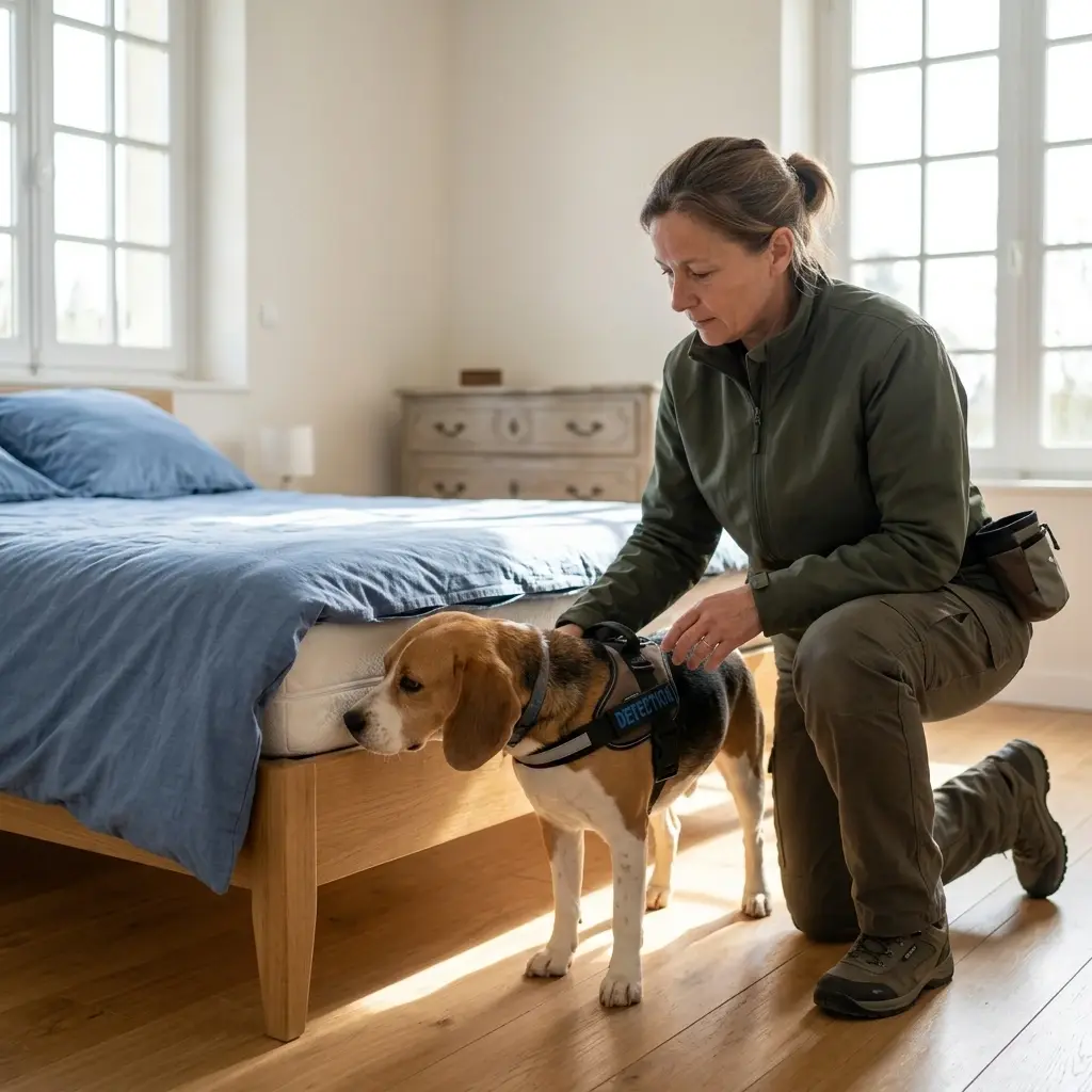 Détection canine punaise de lit Belloy-en-France (95270)
