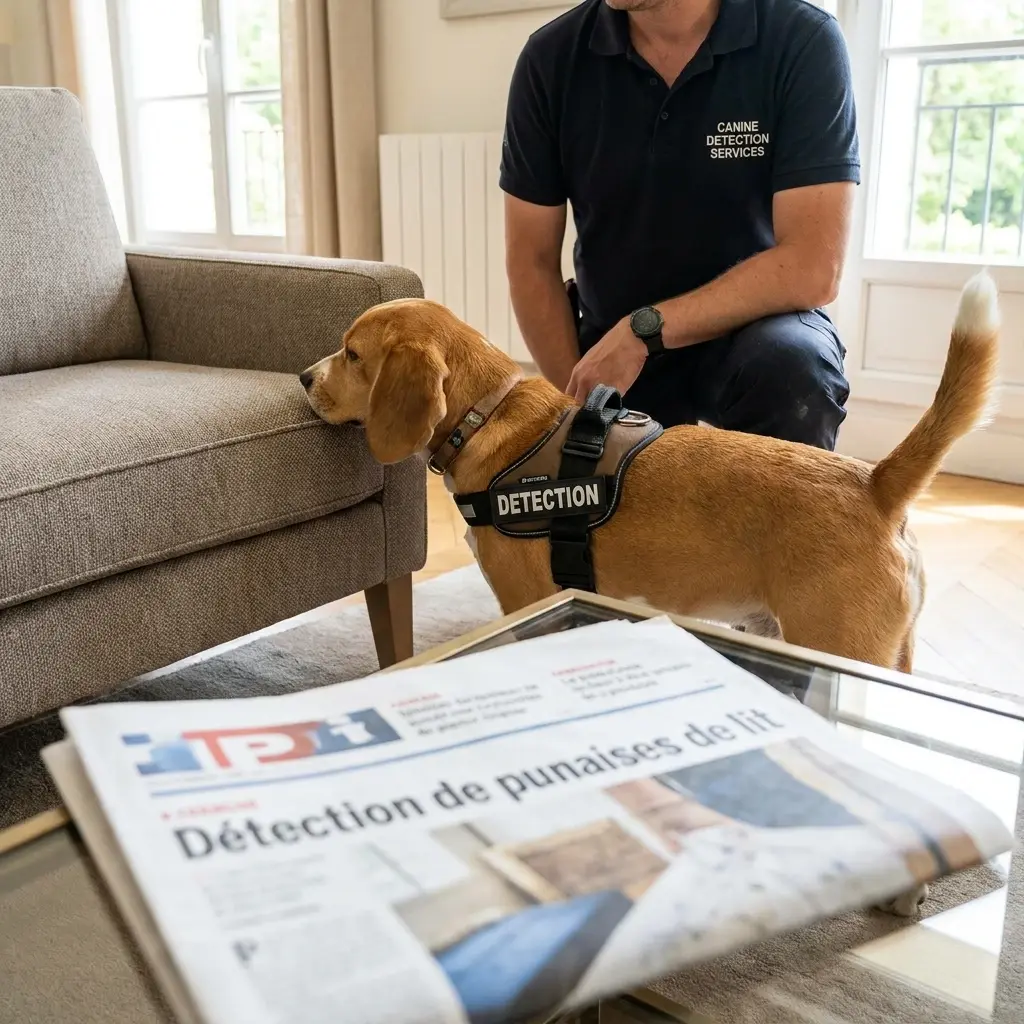 Comment se déroule la détection canine à Luzarches ?