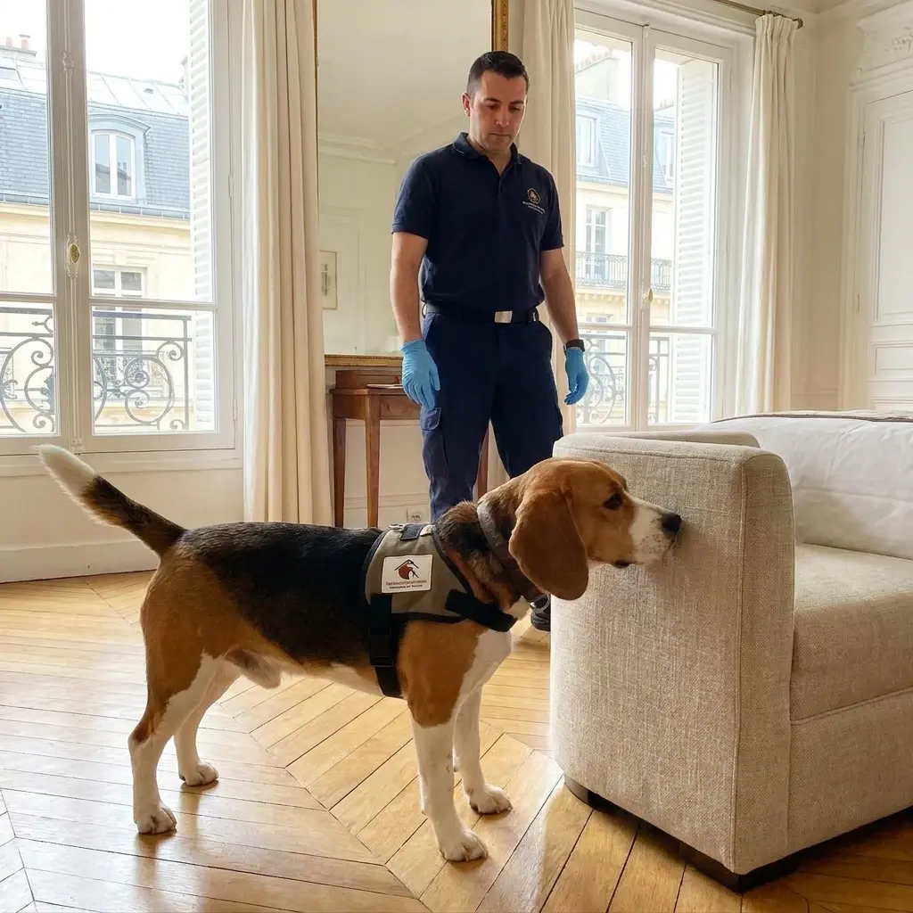 Comment fonctionne la détection canine sur place