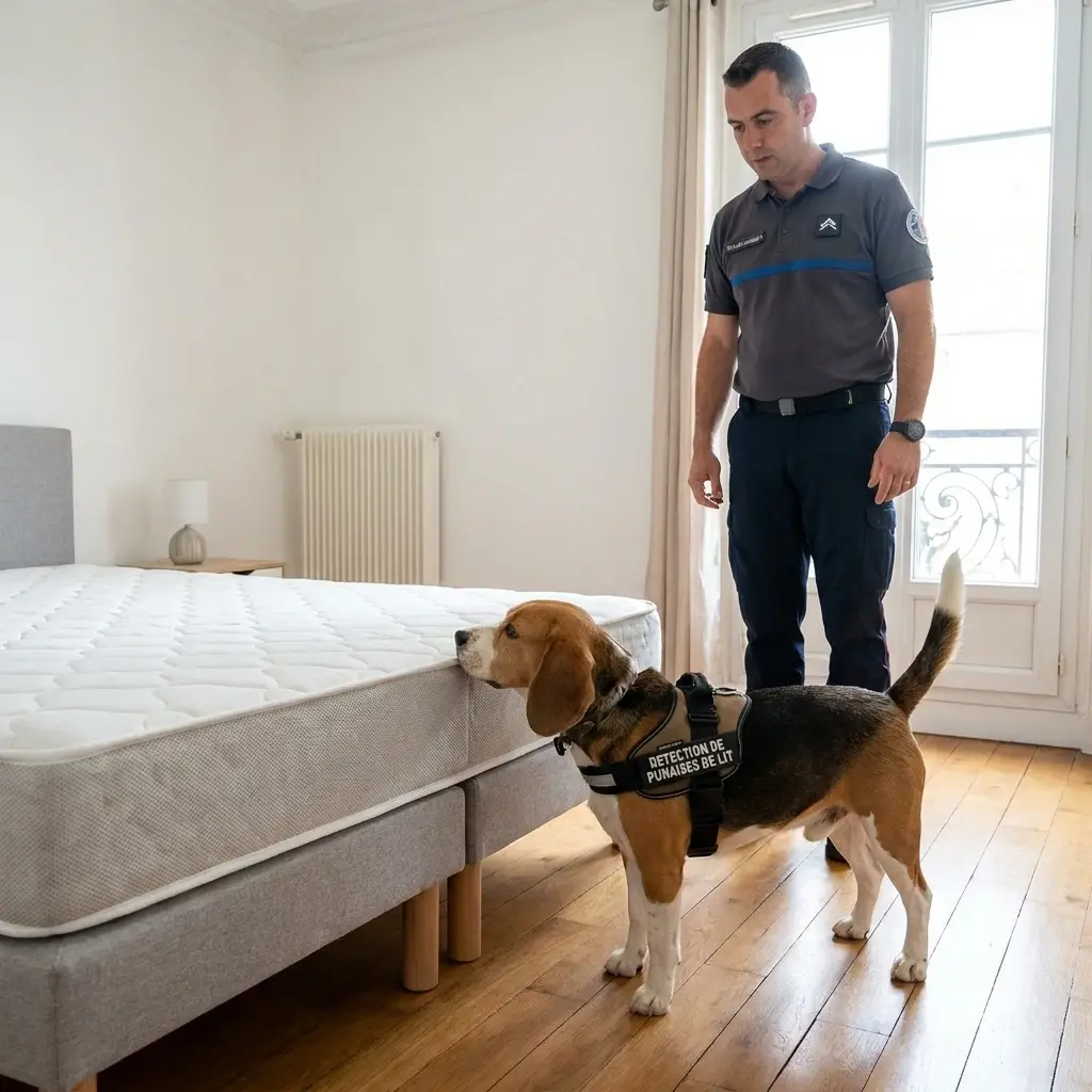 Comment se déroule la détection canine à Domont ?