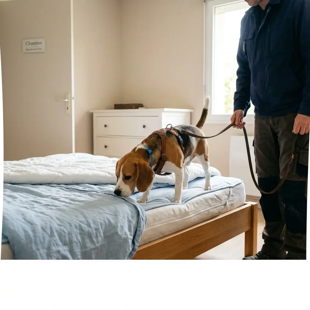 Détection canine punaise de lit Bernes-sur-Oise (95340)