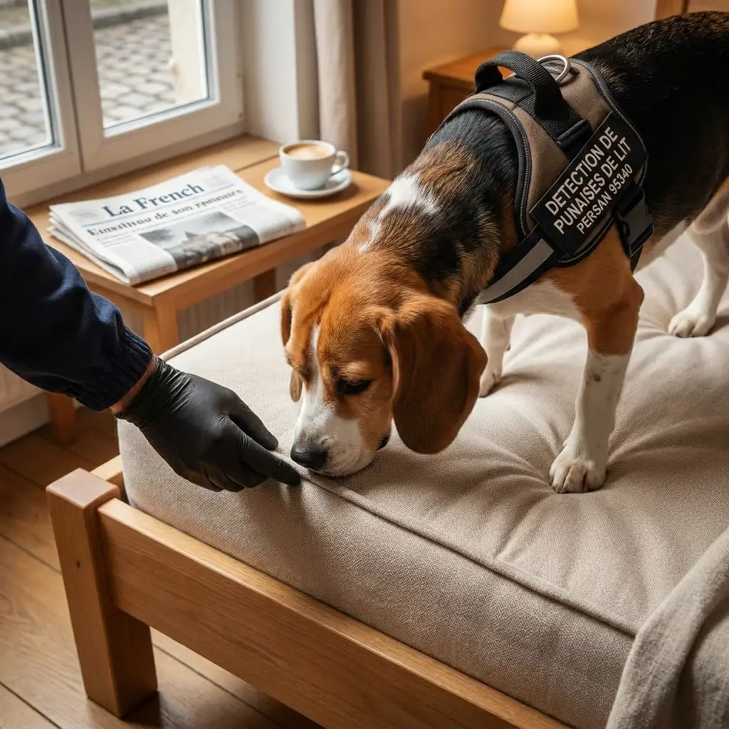 Comment se déroule la détection canine à Persan ?
