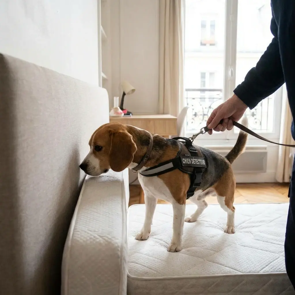 Détection canine punaise de lit Persan (95340)