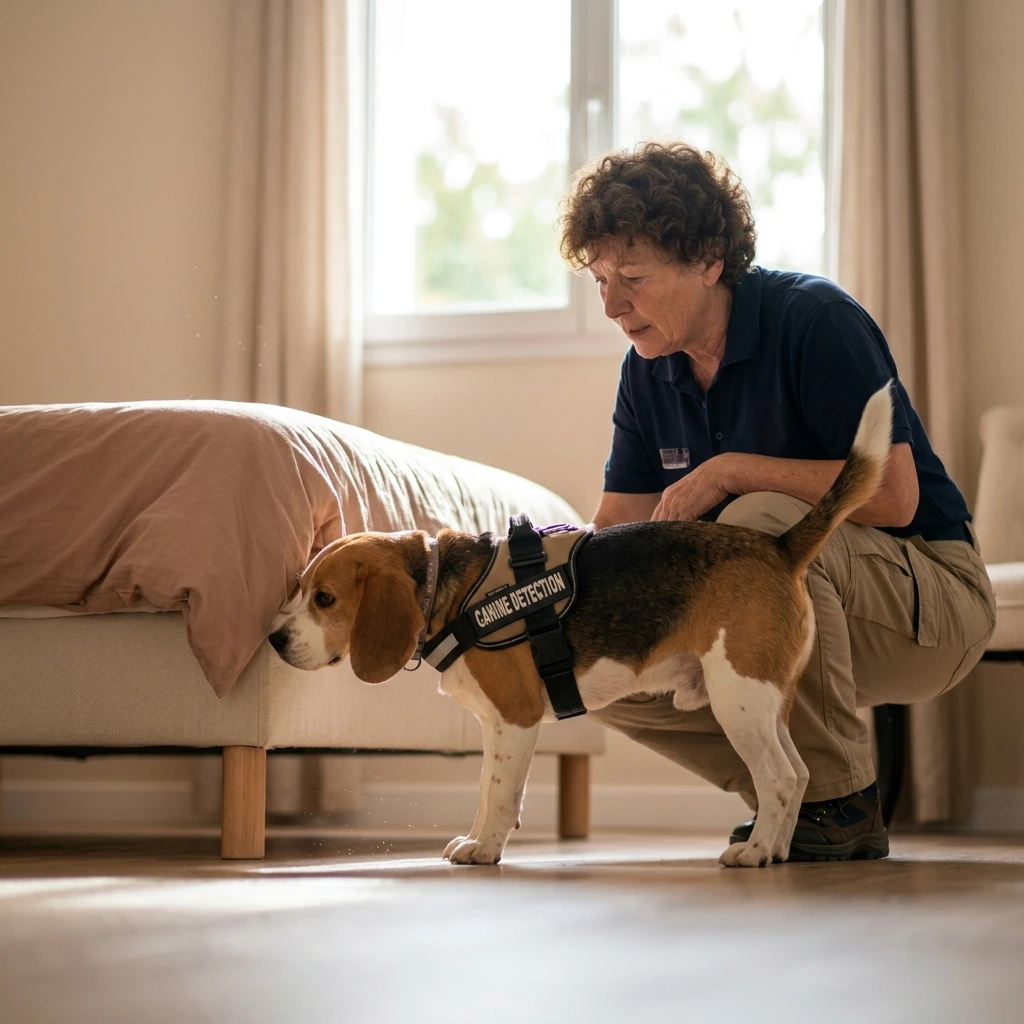 Comment se déroule la détection canine à Saint-Prix ?