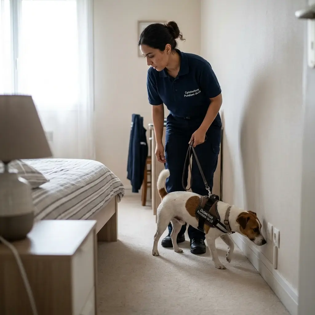 Comment se déroule une séance de détection canine à Butry-sur-Oise ?
