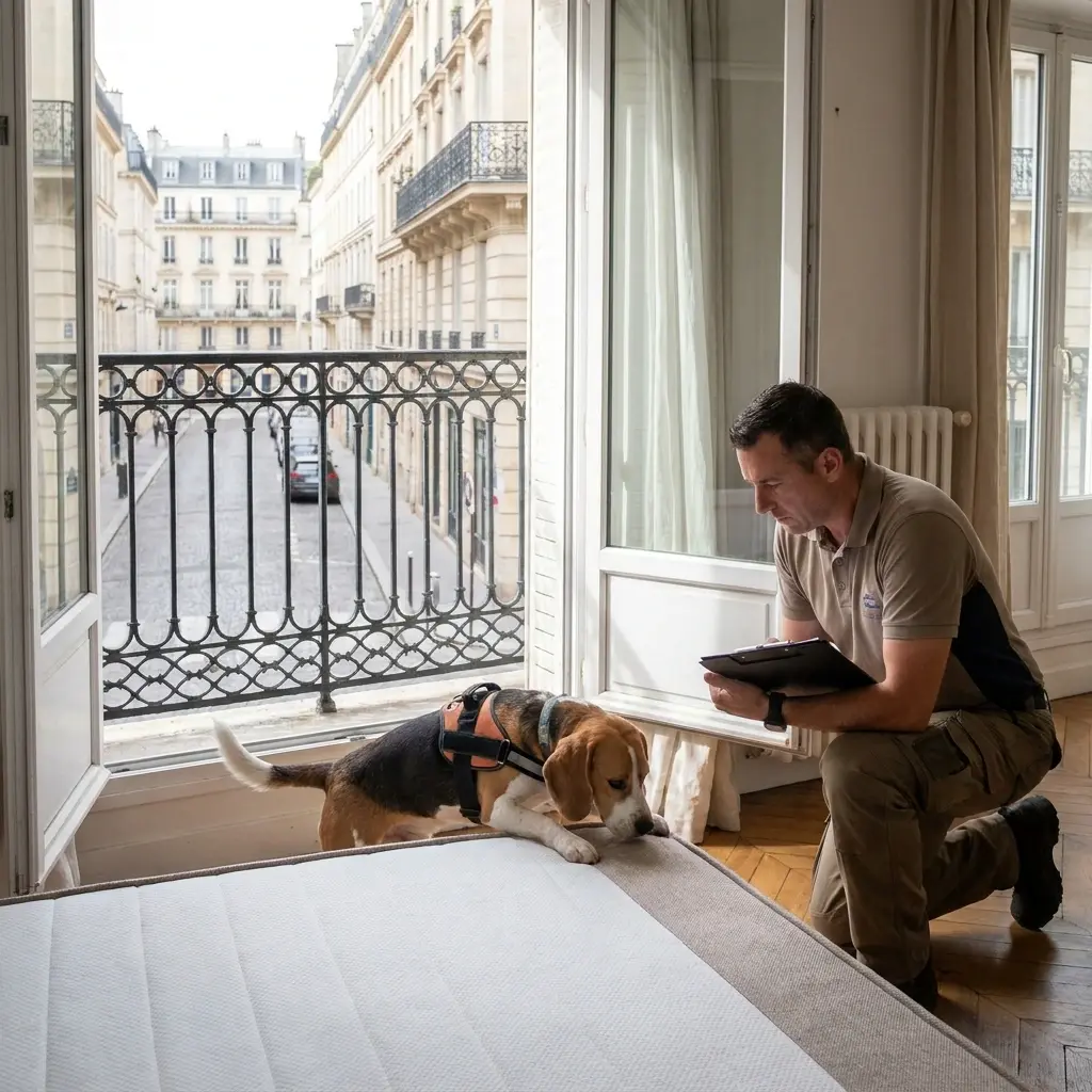 Comment se déroule la détection canine à Écouen ?
