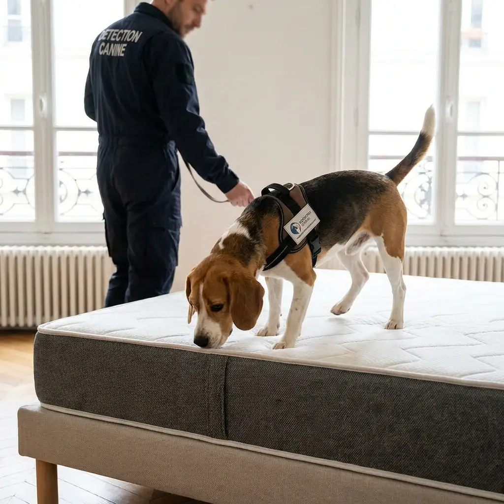 Comment se déroule la détection canine à Fosses ?