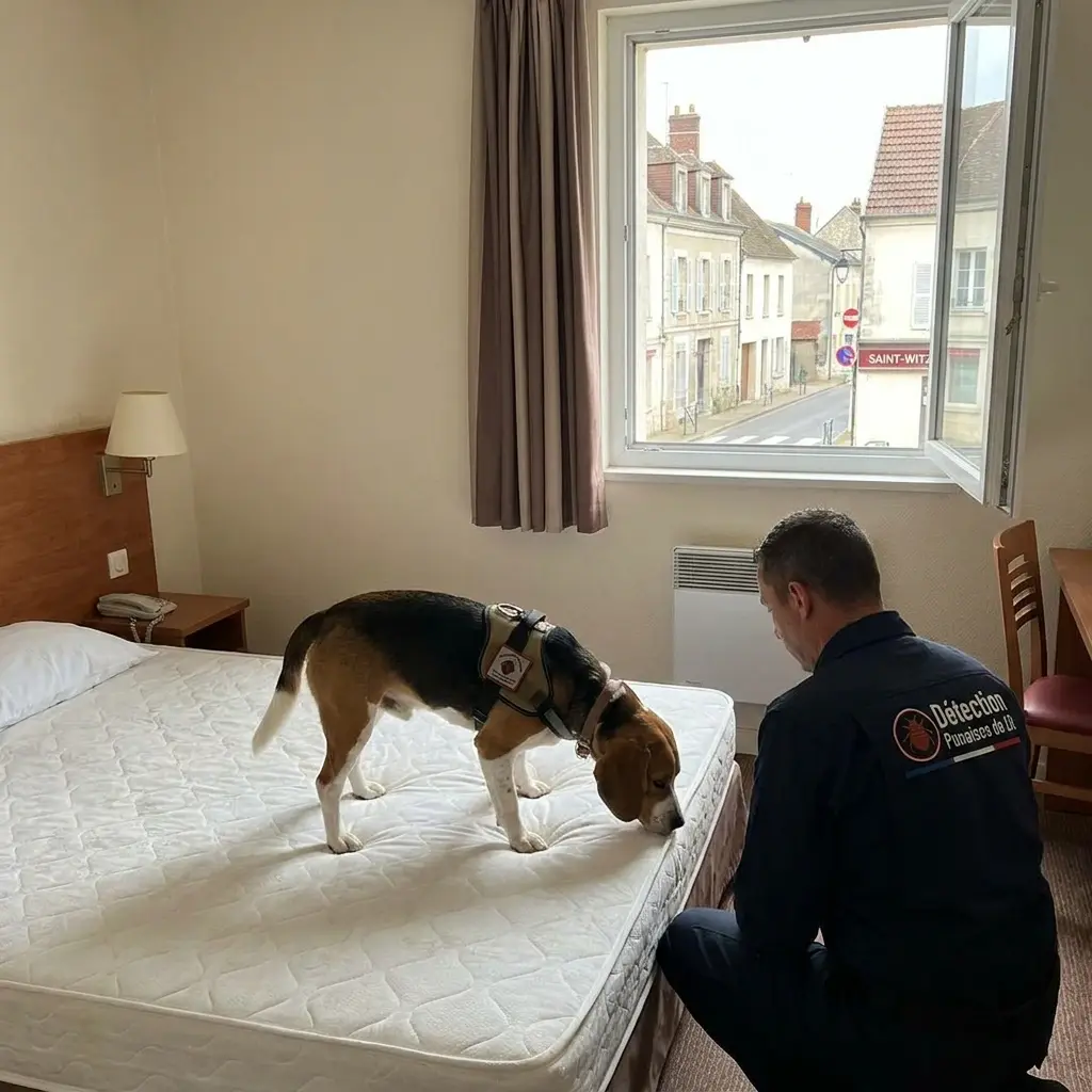Comment se déroule la détection canine à Saint-Witz ?