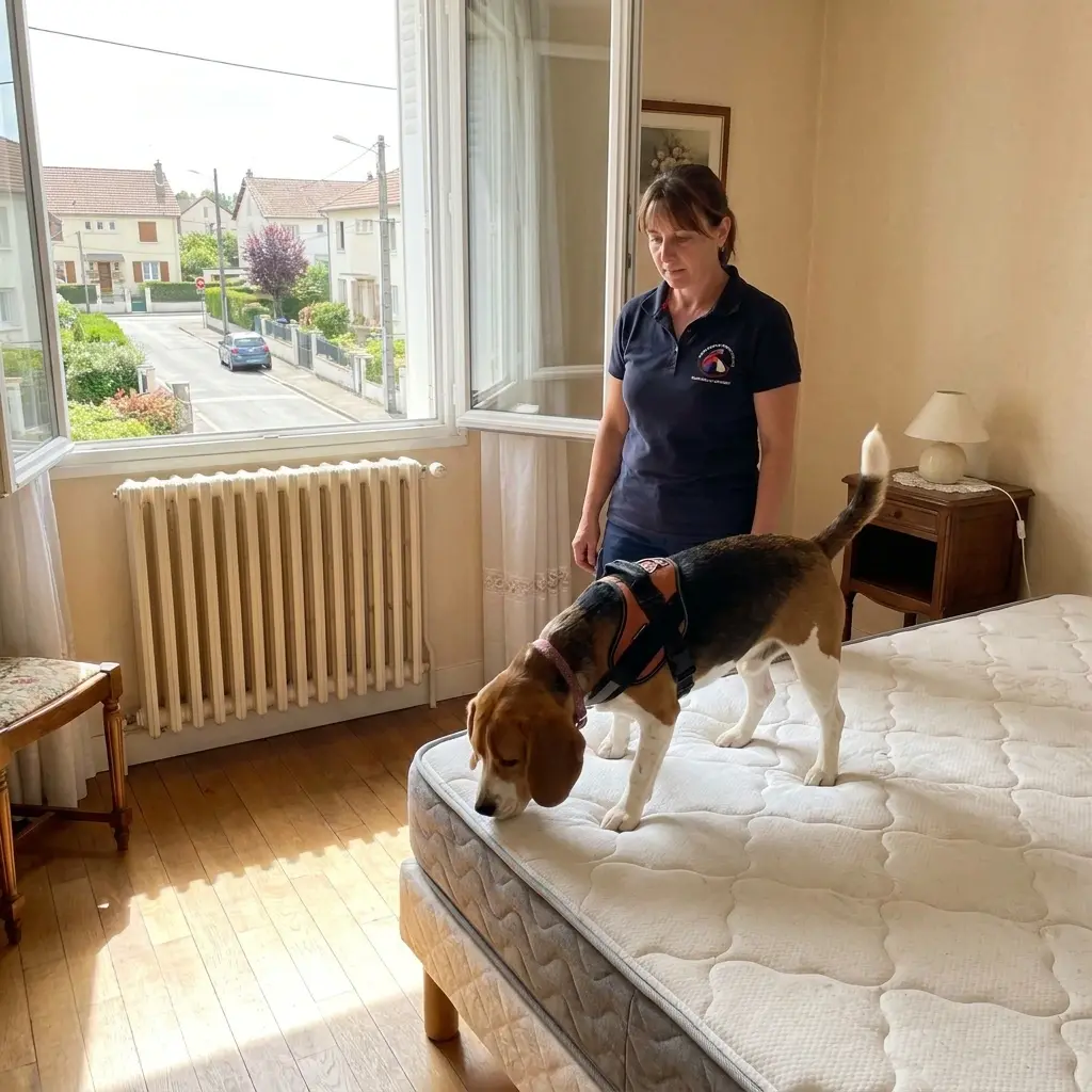 Détection canine punaise de lit Le Thillay (95500)