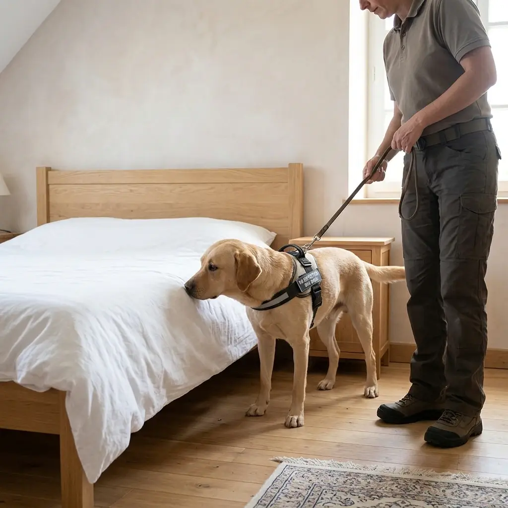 Comment se déroule la détection canine à Osny ?