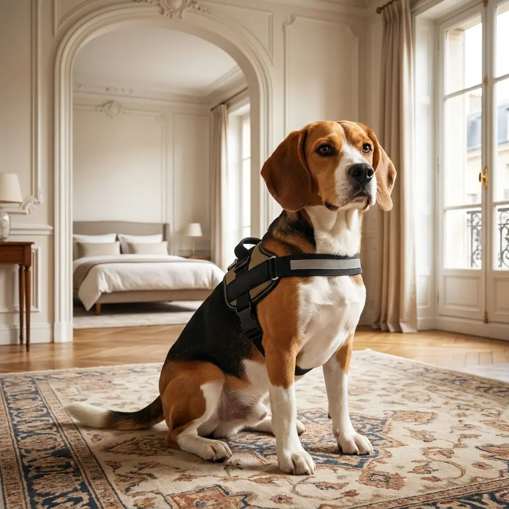 Comment se déroule la recherche canine à Margency ?