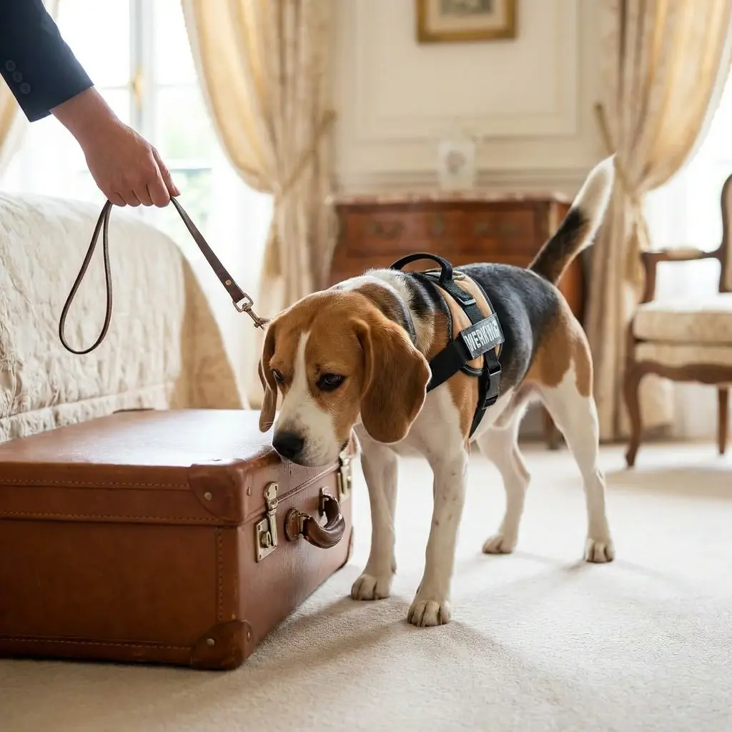 Comment fonctionne la recherche canine sur place ?
