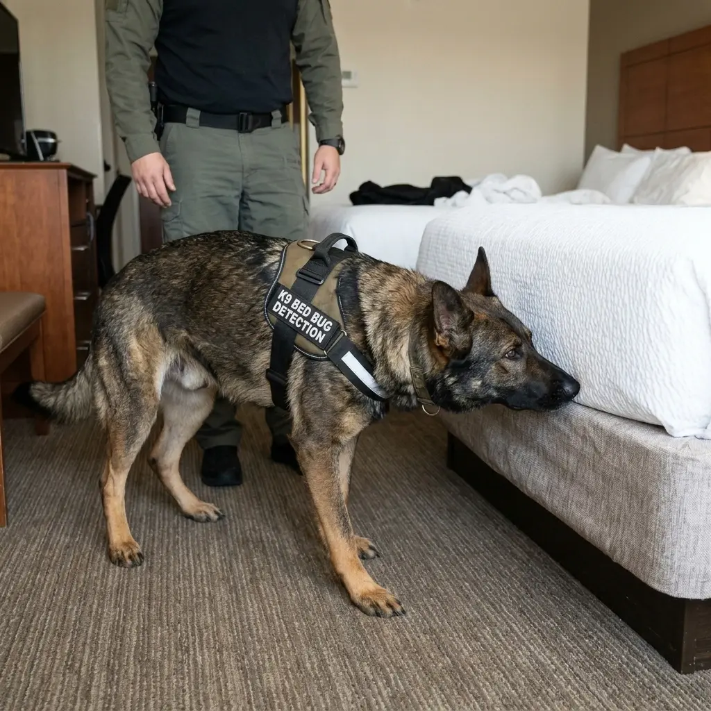 Comment se déroule la détection canine à Marines ?