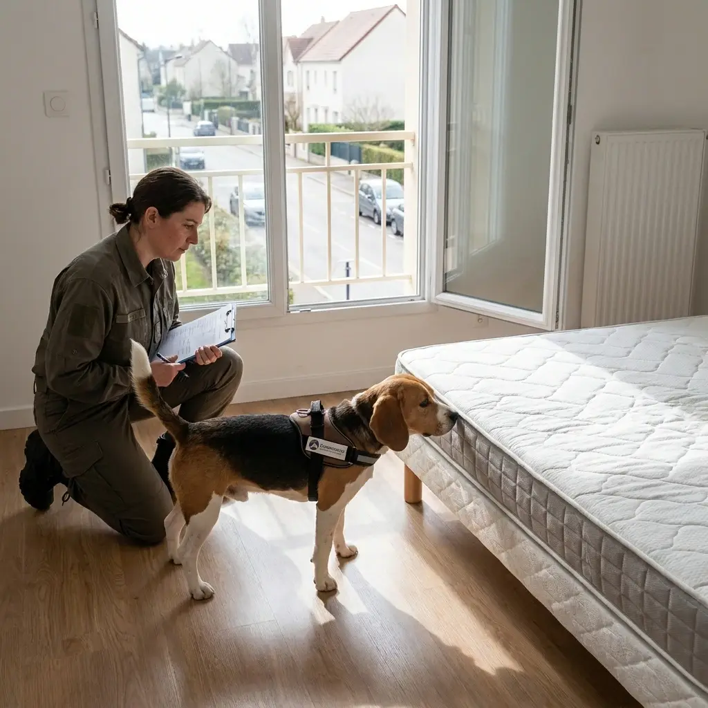 Détection canine punaise de lit Marly-la-Ville (95670)